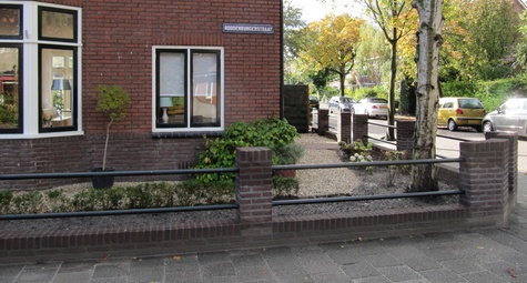 Aanleg stadstuin Leiden Verbeek hoveniers